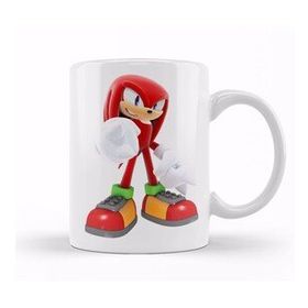 Baskı Dükkanı KB9512 Knuckles The Echidna Sonic Porselen Kupa Bardak