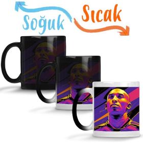 Baskı Dükkanı KB9521 Kobe Mamba Kobe Bryant Porselen Kupa Bardak