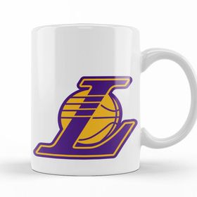 Baskı Dükkanı KB9523 Lakers Porselen Kupa Bardak