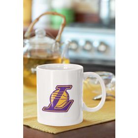 Baskı Dükkanı KB9523 Lakers Porselen Kupa Bardak