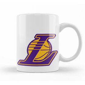 Baskı Dükkanı KB9523 Lakers Porselen Kupa Bardak
