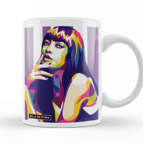 Baskı Dükkanı KB9524 Lalisa Monoban Blackpink Porselen Kupa Bardak