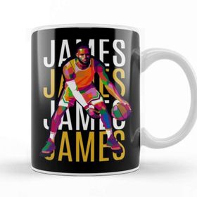 Baskı Dükkanı KB9528 Lebron James Porselen Kupa Bardak