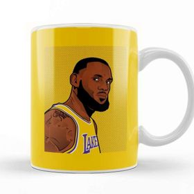 Baskı Dükkanı KB9528 Lebron James Porselen Kupa Bardak