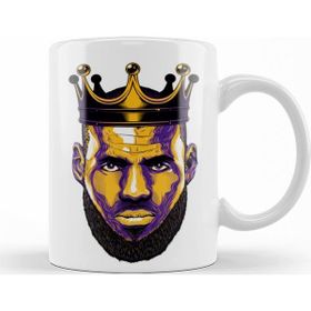 Baskı Dükkanı KB9529 Lebron James The King Porselen Kupa Bardak