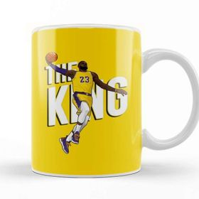 Baskı Dükkanı KB9529 Lebron James The King Porselen Kupa Bardak