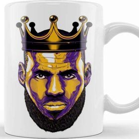 Baskı Dükkanı KB9529 Lebron James The King Porselen Kupa Bardak