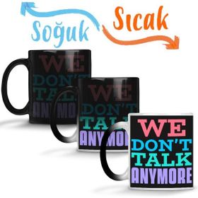Baskı Dükkanı KB9545 Lyric We Dont Talk Anymore Porselen Kupa Bardak