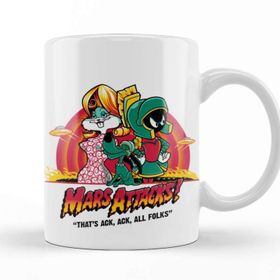 Baskı Dükkanı KB9551 Mars Attacks Porselen Kupa Bardak