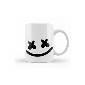 Baskı Dükkanı KB9553 Marshmello Porselen Kupa Bardak