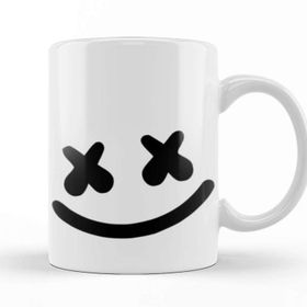 Baskı Dükkanı KB9553 Marshmello Porselen Kupa Bardak