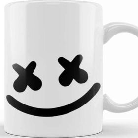 Baskı Dükkanı KB9553 Marshmello Porselen Kupa Bardak