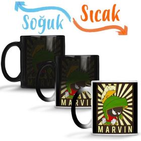 Baskı Dükkanı KB9558 Martian Marvin Porselen Kupa Bardak