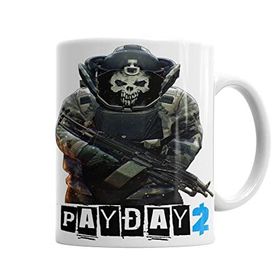Baskı Dükkanı KB956 Payday 2 Skulldozer Porselen Kupa Bardak