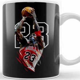 Baskı Dükkanı KB9584 Michael Jordan 23 Porselen Kupa Bardak