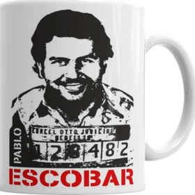 Baskı Dükkanı KB961 Pablo Escobar Porselen Kupa Bardak