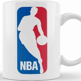 Baskı Dükkanı KB9612 Nba Logo Porselen Kupa Bardak