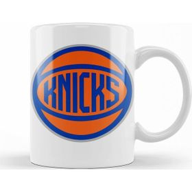 Baskı Dükkanı KB9619 New York Knicks Logo Porselen Kupa Bardak
