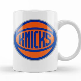 Baskı Dükkanı KB9619 New York Knicks Logo Porselen Kupa Bardak