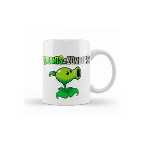 Baskı Dükkanı KB9637 Peashooter Plants Ve Zombies Porselen Kupa Bardak