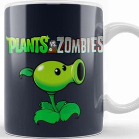 Baskı Dükkanı KB9637 Peashooter Plants Ve Zombies Porselen Kupa Bardak