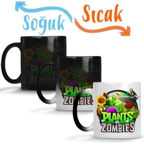 Baskı Dükkanı KB9643 Plants Ve Zombies Plants Ve Zombies Porselen Kupa Bardak