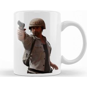 Baskı Dükkanı KB9648 Player Unknowns Battlegrounds Pubg Porselen Kupa Bardak
