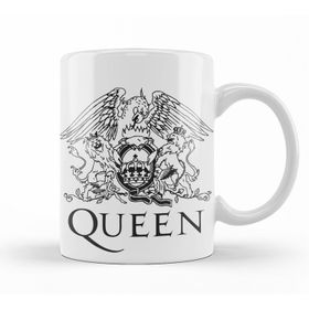 Baskı Dükkanı KB9680 Queen Logo Porselen Kupa Bardak
