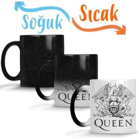 Baskı Dükkanı KB9680 Queen Logo Porselen Kupa Bardak