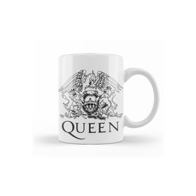 Baskı Dükkanı KB9691 Queen Logo Porselen Kupa Bardak