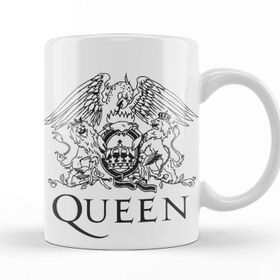 Baskı Dükkanı KB9691 Queen Logo Porselen Kupa Bardak