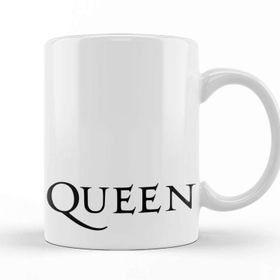Baskı Dükkanı KB9691 Queen Logo Porselen Kupa Bardak