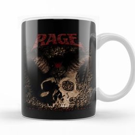 Baskı Dükkanı KB9695 Rage Band Rage The Devil Porselen Kupa Bardak