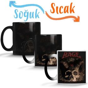 Baskı Dükkanı KB9695 Rage Band Rage The Devil Porselen Kupa Bardak