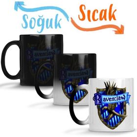 Baskı Dükkanı KB9698 Ravenclaw Logo Porselen Kupa Bardak