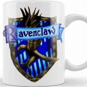 Baskı Dükkanı KB9700 Ravenclaw Logo Porselen Kupa Bardak