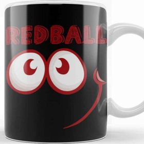 Baskı Dükkanı KB9703 Red Ball 4 Smile Long Sleeve Porselen Kupa Bardak