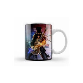 Baskı Dükkanı KB9753 Slash Rock Porselen Kupa Bardak