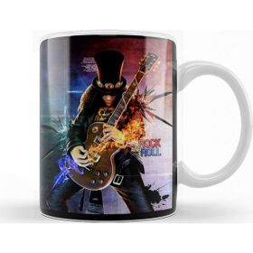 Baskı Dükkanı KB9753 Slash Rock Porselen Kupa Bardak