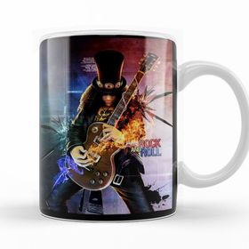 Baskı Dükkanı KB9753 Slash Rock Porselen Kupa Bardak