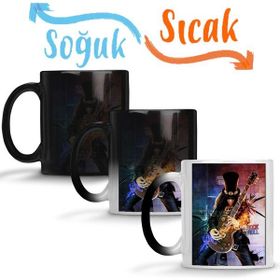 Baskı Dükkanı KB9753 Slash Rock Porselen Kupa Bardak