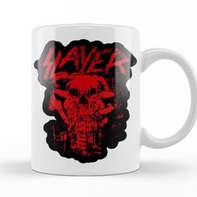 Baskı Dükkanı KB9754 Slayer Bloody Skull Porselen Kupa Bardak