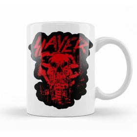 Baskı Dükkanı KB9754 Slayer Bloody Skull Porselen Kupa Bardak