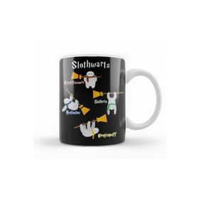 Baskı Dükkanı KB9755 Slothwarts Harry Potter Sloths Porselen Kupa Bardak
