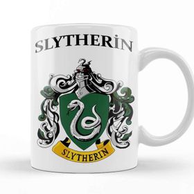 Baskı Dükkanı KB9759 Slytherin Porselen Kupa Bardak