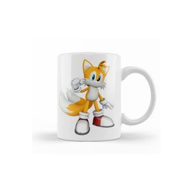 Baskı Dükkanı KB9770 Sonic Tail The Fox Porselen Kupa Bardak