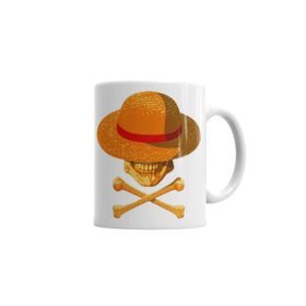 Baskı Dükkanı KB980 One Piece Skull Porselen Kupa Bardak