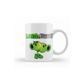 Baskı Dükkanı KB9801 Split Pea Plants Ve Zombies Porselen Kupa Bardak