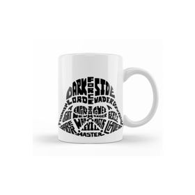 Baskı Dükkanı KB9808 Star Wars Typography Porselen Kupa Bardak