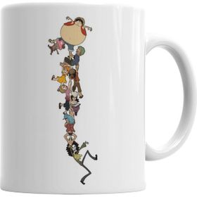 Baskı Dükkanı KB982 One Piece Luffy Mugiwara Porselen Kupa Bardak